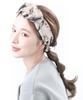VINGTAINE Botanical Print Turban Casual Gift for Hairband, Style, Simple, Women, HB-130-IV