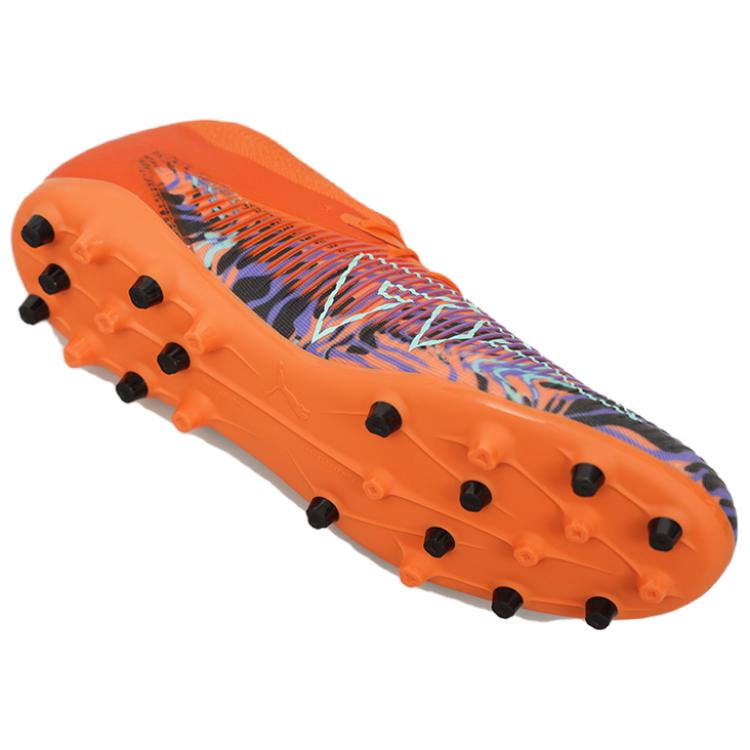 Puma Future 8 Fashion Trend Comfortable Mg (Rubber Short Studs) Artificial Grass Fabric Durable Fit Soccer Shoes Men Soccer Shoes 108432-01