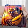 1PC Custom Name Transformers: Bumblebee Optimus Prime Flannel Blanket Versatile,all-season Throw Suitable for the Living Room,bedroom,camping,travel,a
