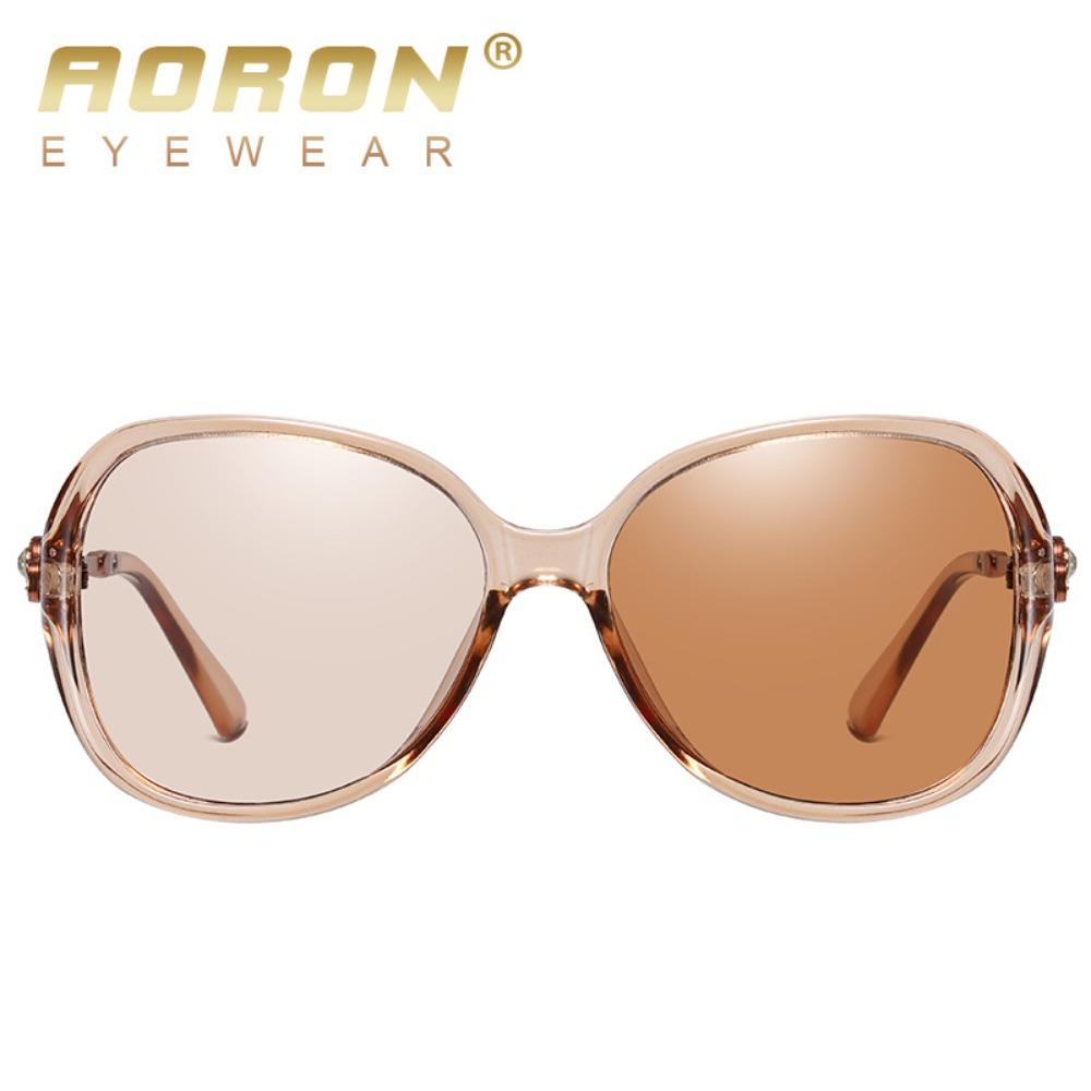 aoron Women's Polarized Sunglasses Sunglasses Women's Diamond-encrusted Color-changing Sunglasses