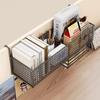 Cesto Portaoggetti da Appendere alla Scrivania Organizer Multifunzione per Cubicolo Ufficio Tavolo da Dormitorio Scaffale da Parete con Ganci