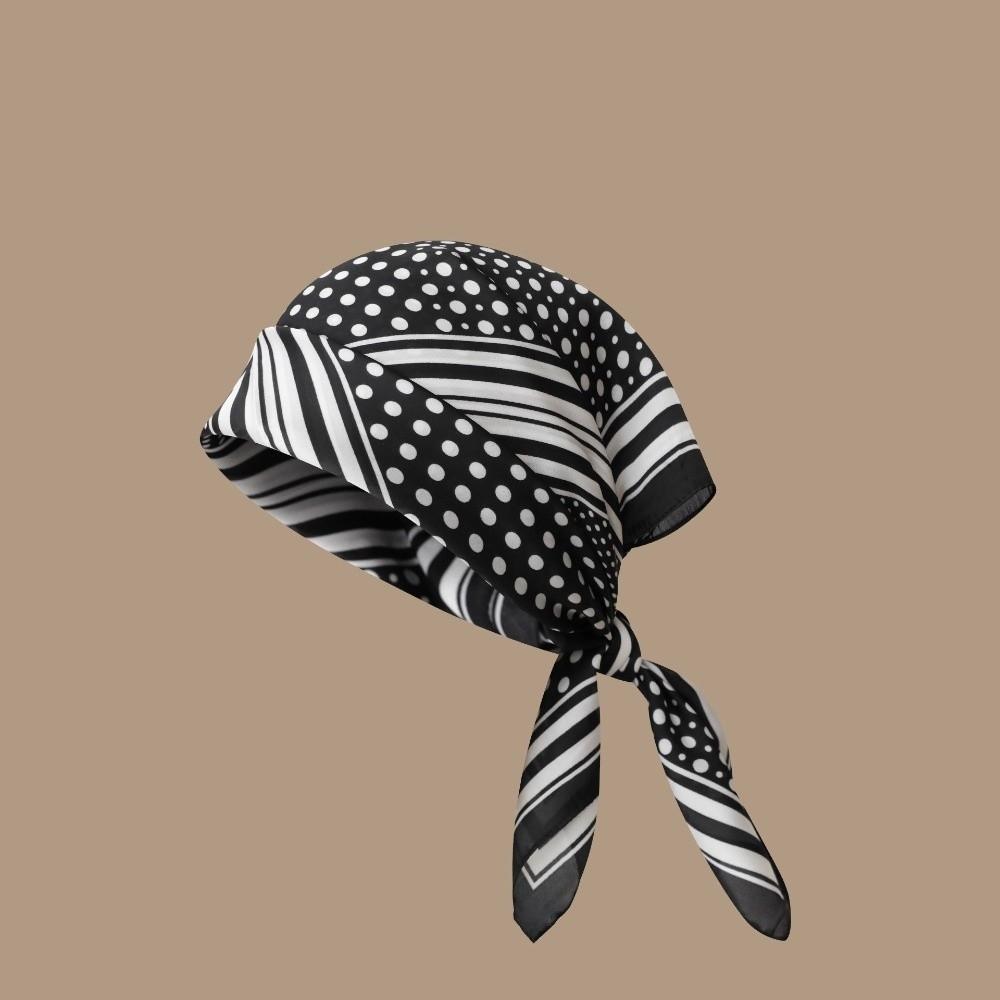 Trendy 70*70cm Hair Scarf Floral Bohemia Style Hairbands Soft Square Neckerchief Hands Bag Accessory