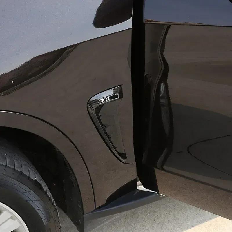 Für BMW X5 F15 X5M F85 2014-2018 Xdrive M ABS Silber/Schwarz Auto Haifischflosse Seitenkotflügel Lüftungsschlitz Aufkleber Auto Zubehör