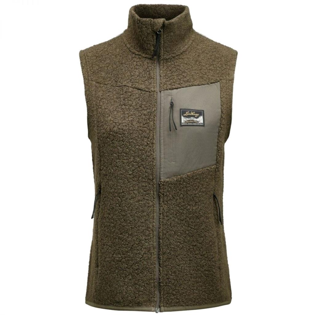 Jacket Lundhags Flok Wool Pile Vest Forest Green 67200