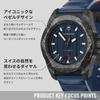 VICTORINOX Automatic Blue Blue Rubber Carbon Composite Strap 5 Year Blue I.N.O.X. Watch, Analog, Waterproof, Men's, Automatic, Dial, Strap, Case,