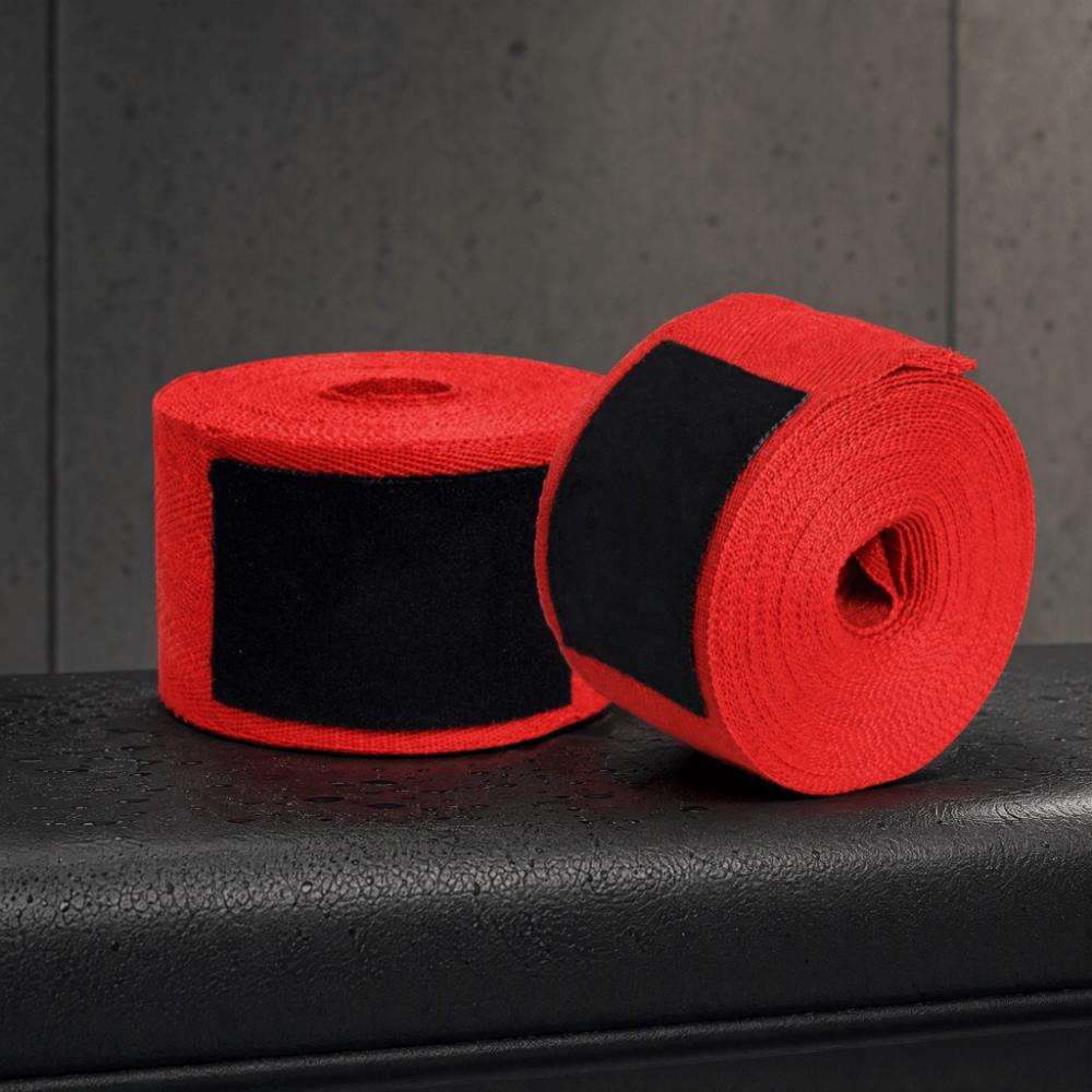 2pcs Hand & Wrist Support Elastic Hand Wraps Elastic Material Sports Handwraps Kickboxing Match
