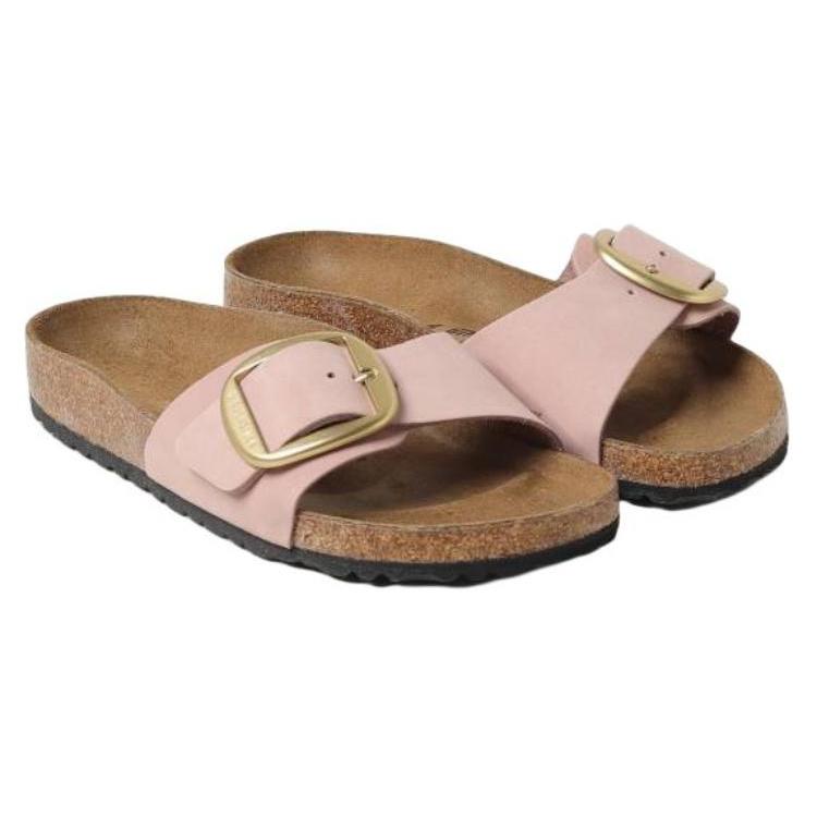 Birkenstock Madrid Big Buckle suede slides Women's 1027056