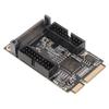 Mini-PCIe zu USB 3.0 Adapter Mini-PCIe zu 4-Port 19-Pin Erweiterungskarte mit SATA-Ladeschnittstelle für Windows für OS X