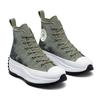 Converse Run Star Hike Plateau Freizeitschuhe Abriebfest Hohe Espadrilles Unisex Grün