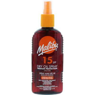 Aceite Seco en Spray Malibu SPF15 Aceite de Bronceado 200ml