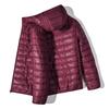 Baumwollgefütterte Jacke Herren Herbst und Winter Sport und Freizeit Einfache einfarbige Jugendjacke Warme baumwollgefütterte Jacke mit Kapuze Große wattierte Jacke