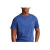 Polo Ralph Lauren SS23 Solid Logo Embroidered Casual Crew Neck Short Sleeve T-Shirt Men Tops Blue 710610667-100