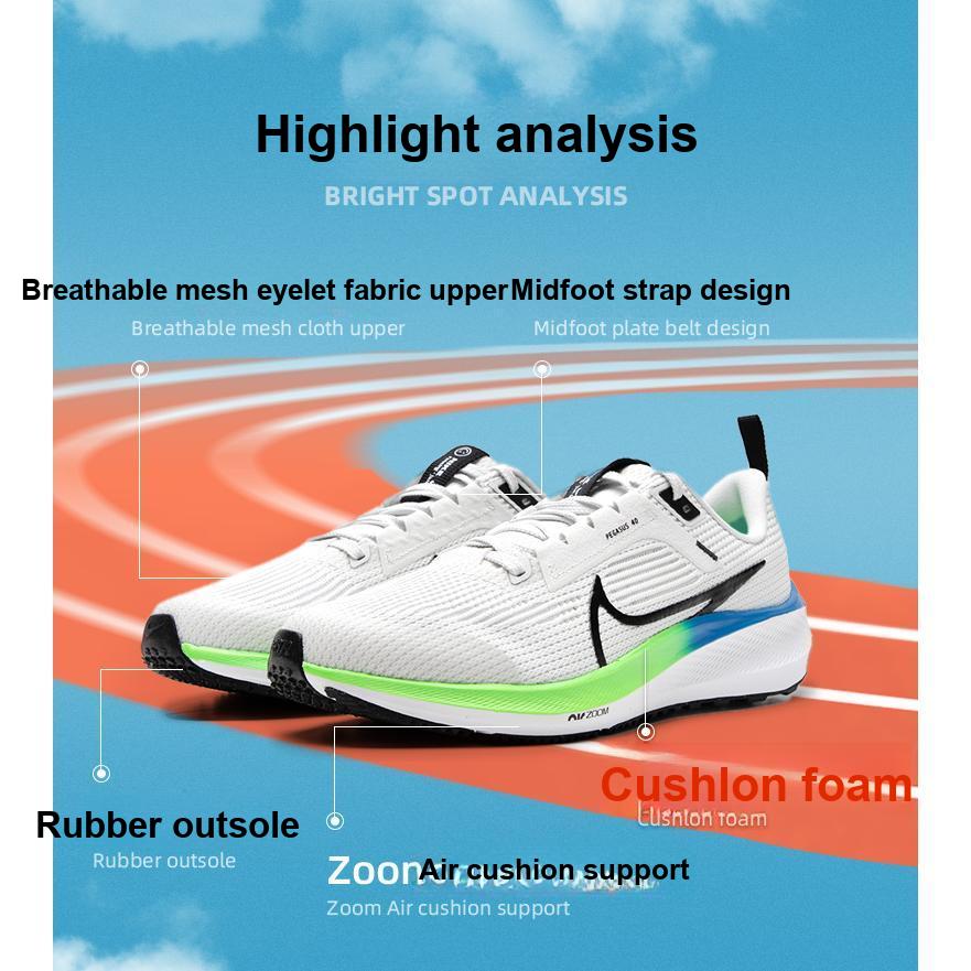 Nike Air Zoom Pegasus 40 GS Platinum Tint Green Strike Kinder-Sneaker Weiß Schwarz DX2498-006