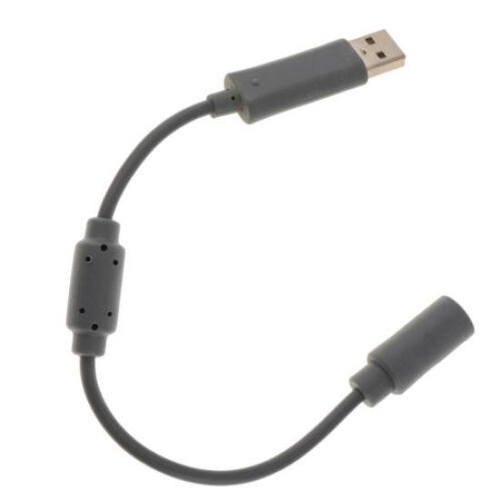 23cm USB Dongle Cable Cord Adapter Breakaway Connection for Xbox 360 Controller