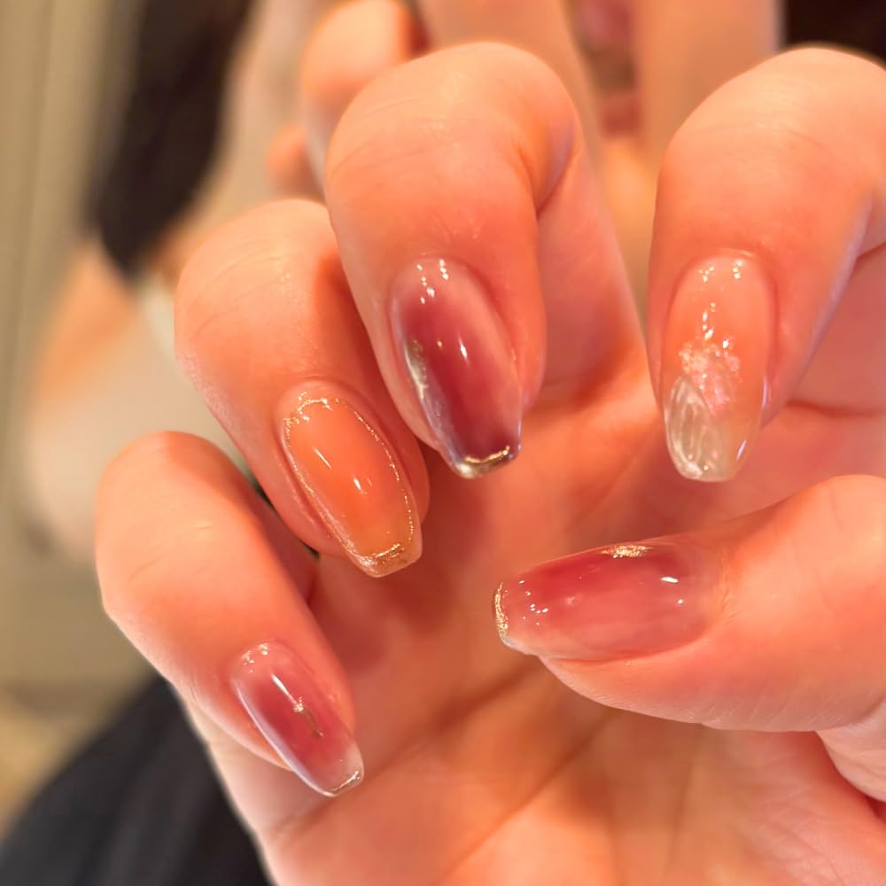 Gel Nail Color Sheer Transparent Nude Perfect for DIY Nails or Salon Gel, Colors, 6-Color Set, Colors, Use.