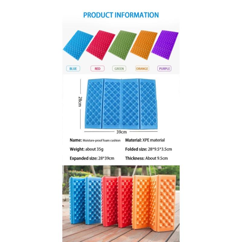 1pcs Camping Foam Pad Waterproof Foam Seat for Picnic Hiking Backpacking Mountaineering Trekking Stadium Bleachers Outdoor