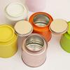 Canister With Lid Tea Tin Vintage Style Airtight Container Tea Jar Metal Construction Tinplate Material Storage Jar Home Storage