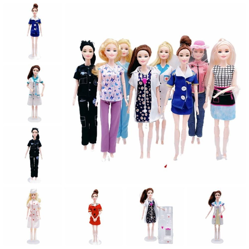 1 Set Costume Doll Dress Cosplay BJD Doll Clothes Daily Casual Clothing Doll Clothes  Girl Gift