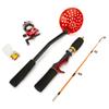 Ice Fishing Gear Set Ice Fishing Rod and Reel Combo with Ice Fishing Scoop and Ice Fishing Hook