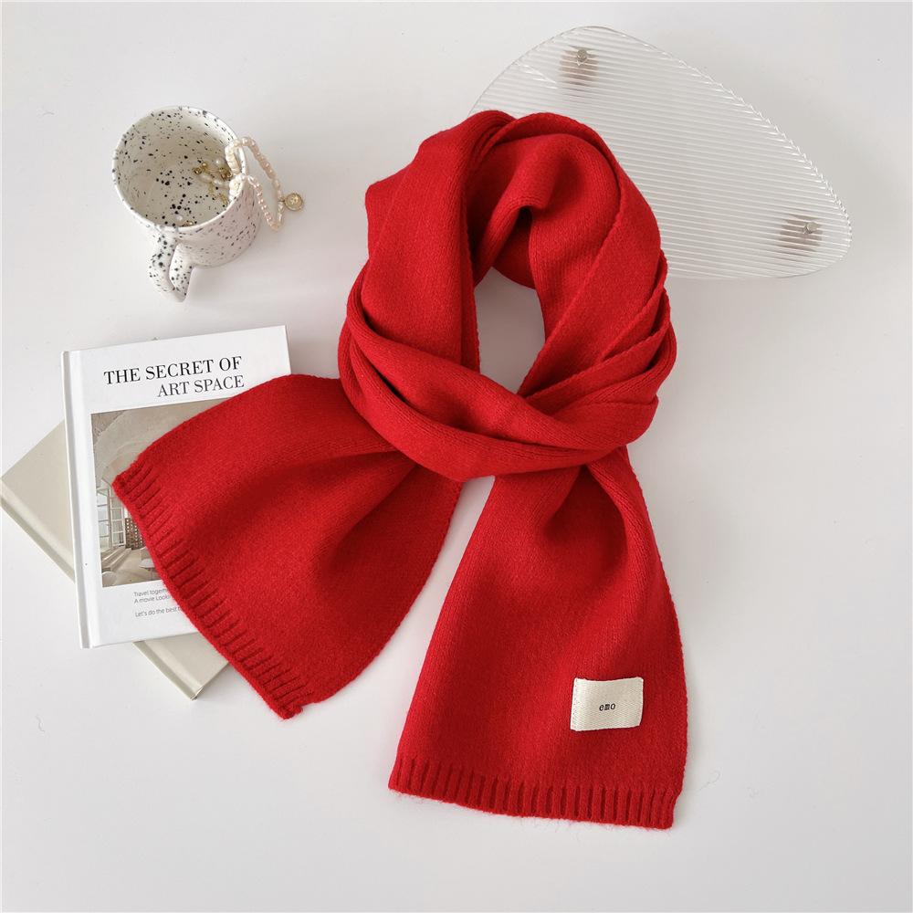 New Solid Color Scarf For Women In Spring And Autumn Versatile Ribbon Wrist Strap Headband Fashionable Decoration Student Neck Protection Small Scarf