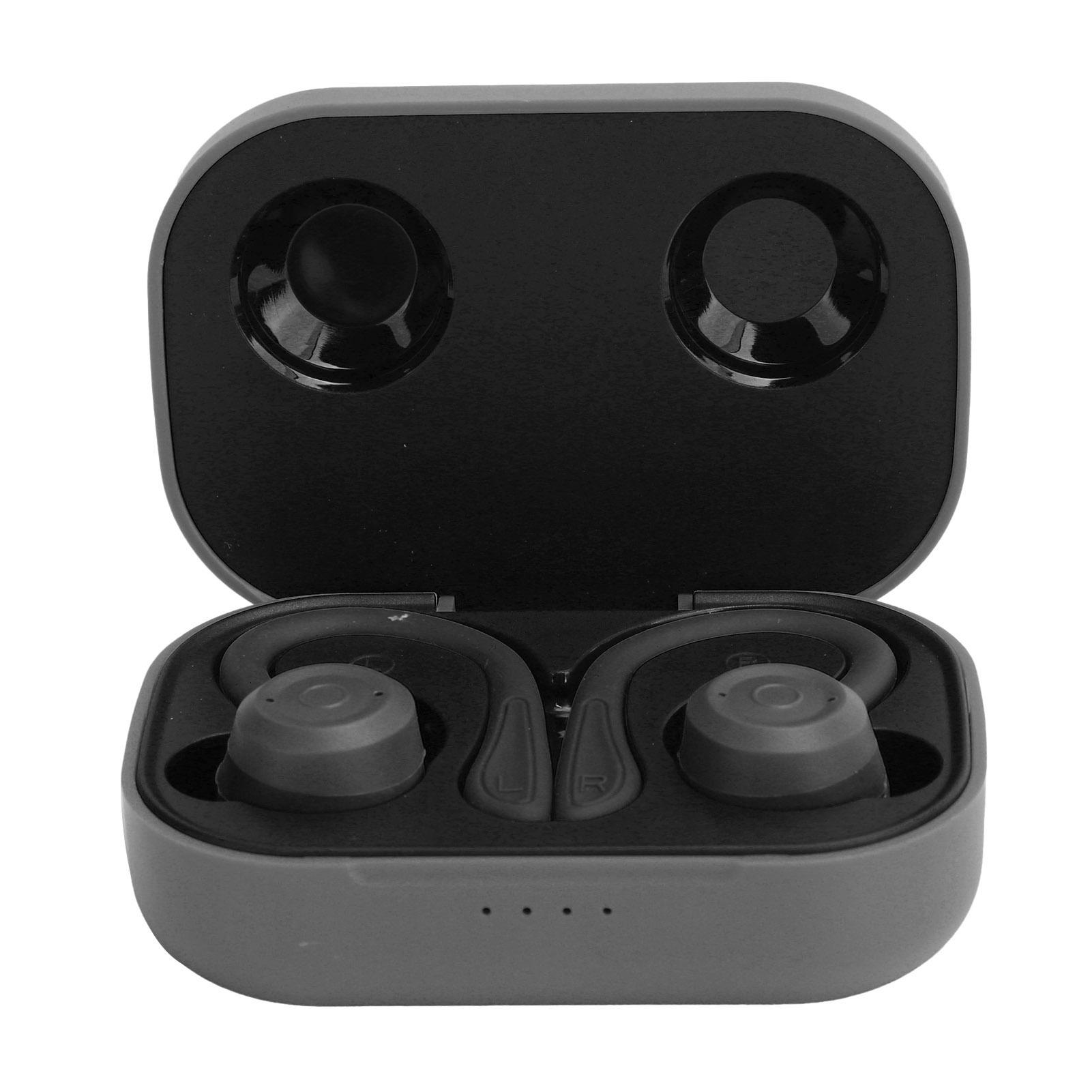 

Bluetooth Ear Hooks Earphone Wireless Sports inEar Headset Earbuds with Charging Box(Noir ) чёрный
