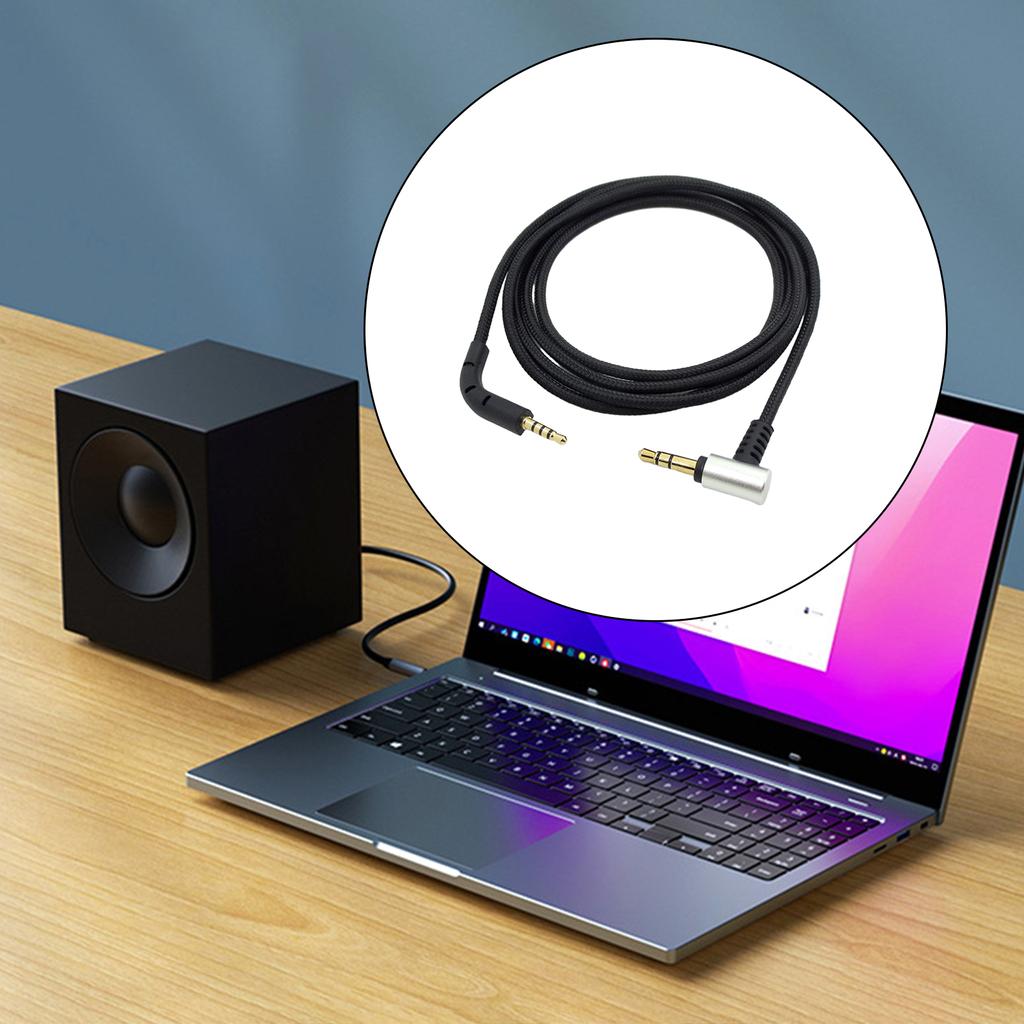 Convenient and Reliable Cable for Bowers & W P7 Headphones 3.5mm to 2.5mm Connector Headphones Extension Cord Wire