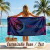 Custom Text Beach Towel, Soft Absorbent Swimming Multi-use TowelManchester City