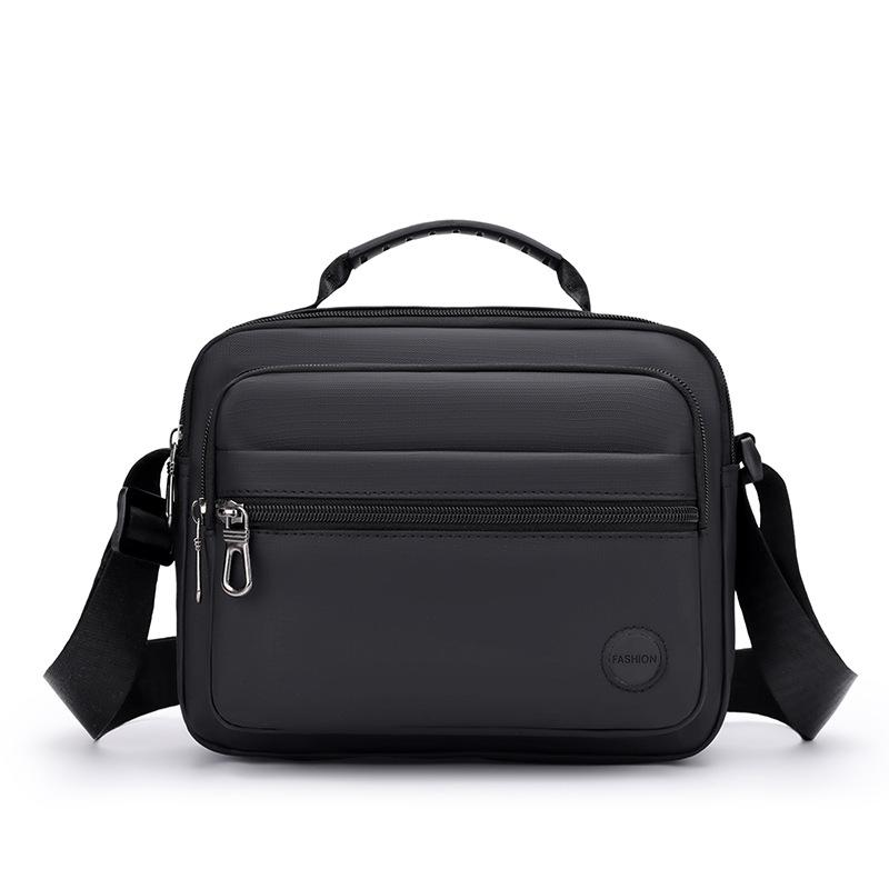 Men's Crossbody Bag Business Waterproof Lightweight Multi-Layer Shoulder Bag