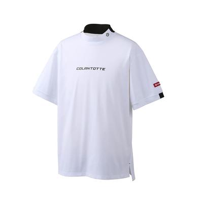 Colantotte Sports Functional Wear Mock Neck White X Size and Shirt, Black, L, Men's Women's