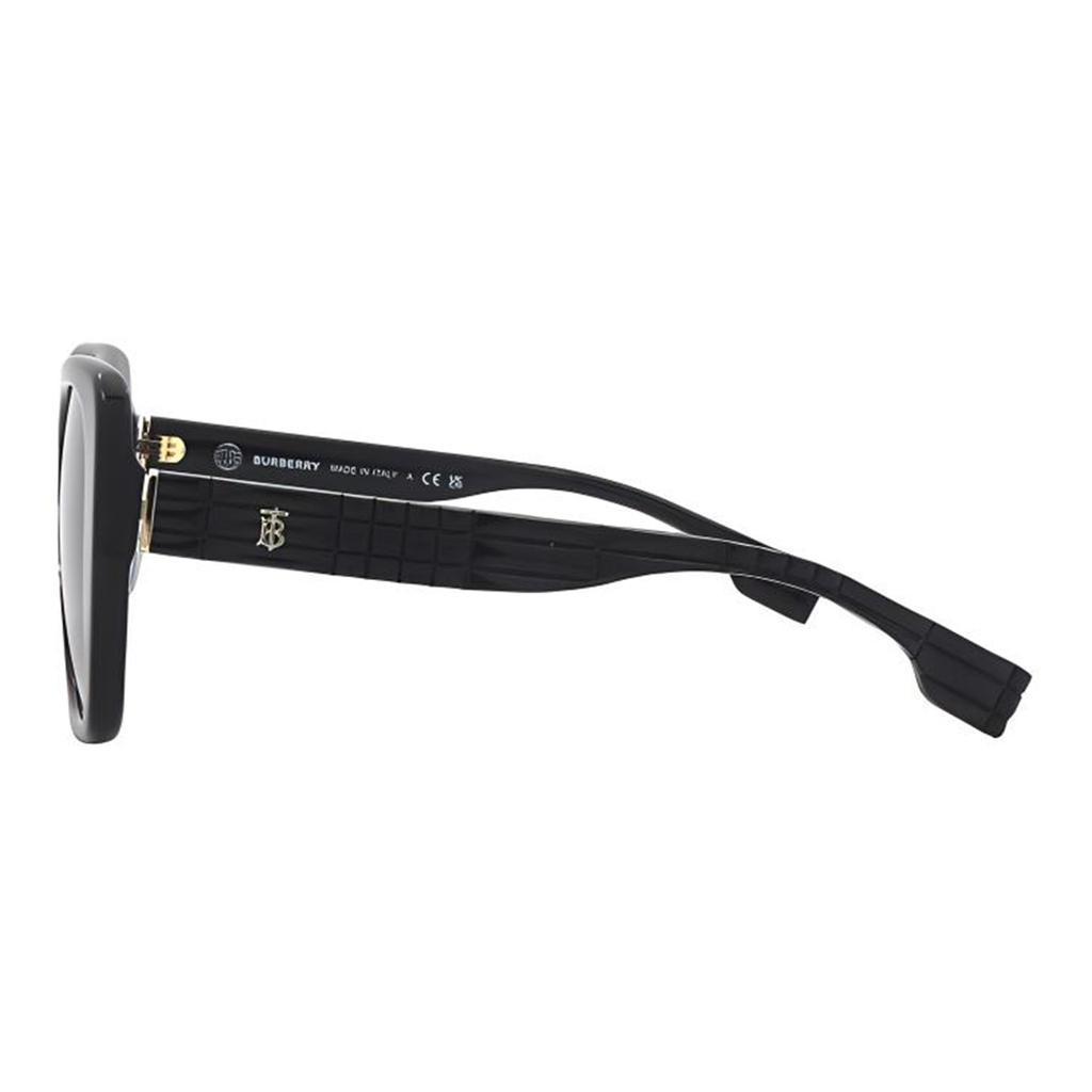 Burberry Temple Check Plastic Butterfly Sunglasses Women's Black