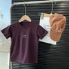 Girls Cotton Cartoon T Shirt Summer Loose Short Sleeve Top Baby Breathable Printed Tee