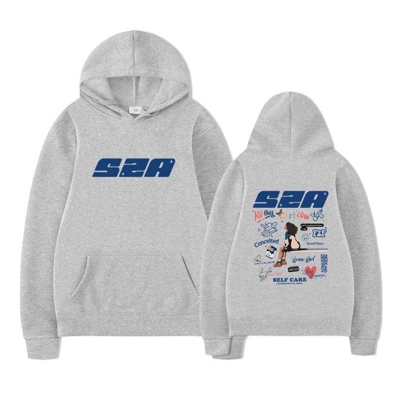 Rapper SZA Mikina Album Sos Sza Tour Mikina Pánské Mikiny s Dlouhým Rukávem Dámská Harajuku Streetwear Pulovry Sudaderas