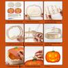 LED Halloween Pumpkin Lantern Decoration Children Diy Material Kit Hanging Paper Honeycomb Glowing Lantern Festival  Decor