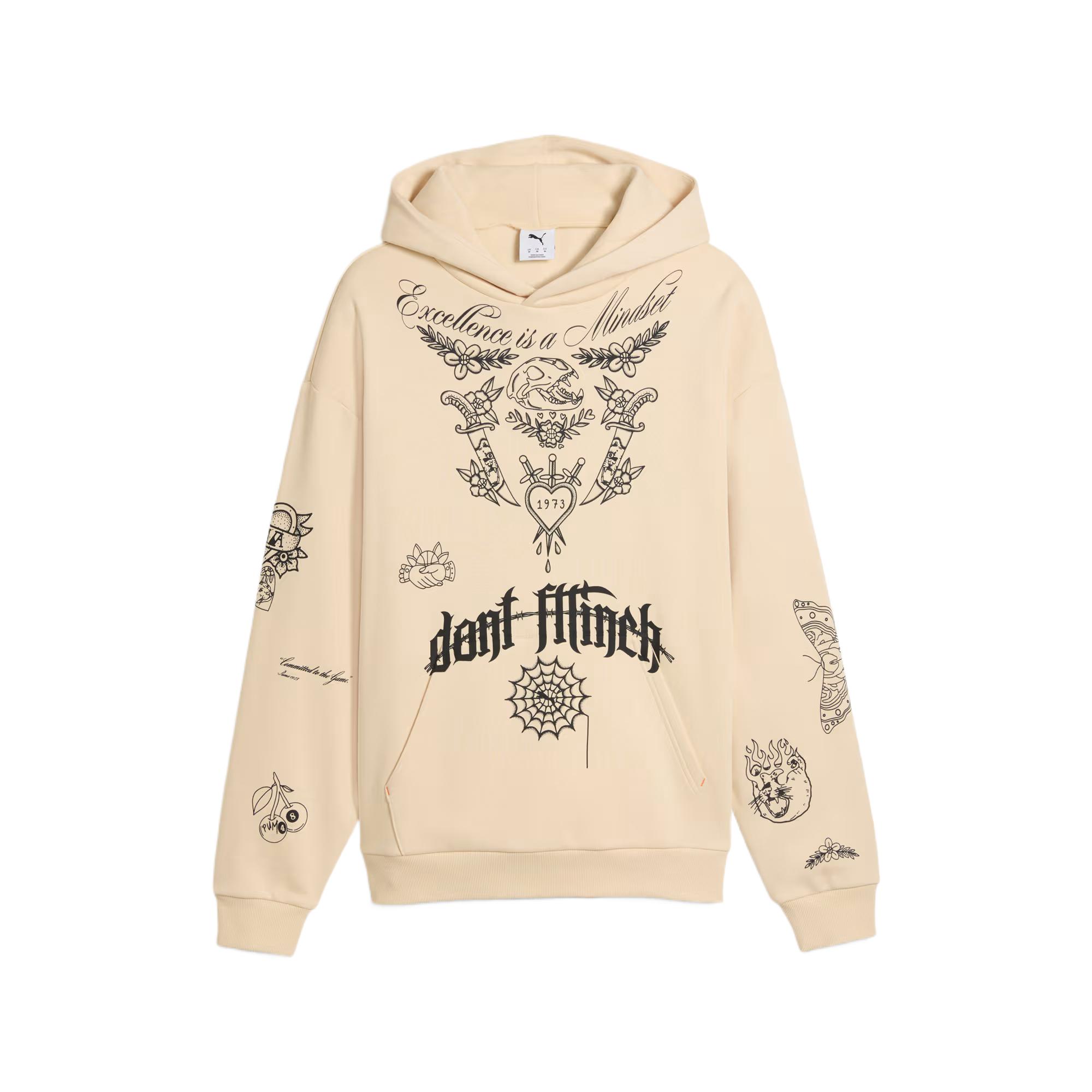 Puma Swish Loose Fit Hoodie Men hoodies 634655-01 M