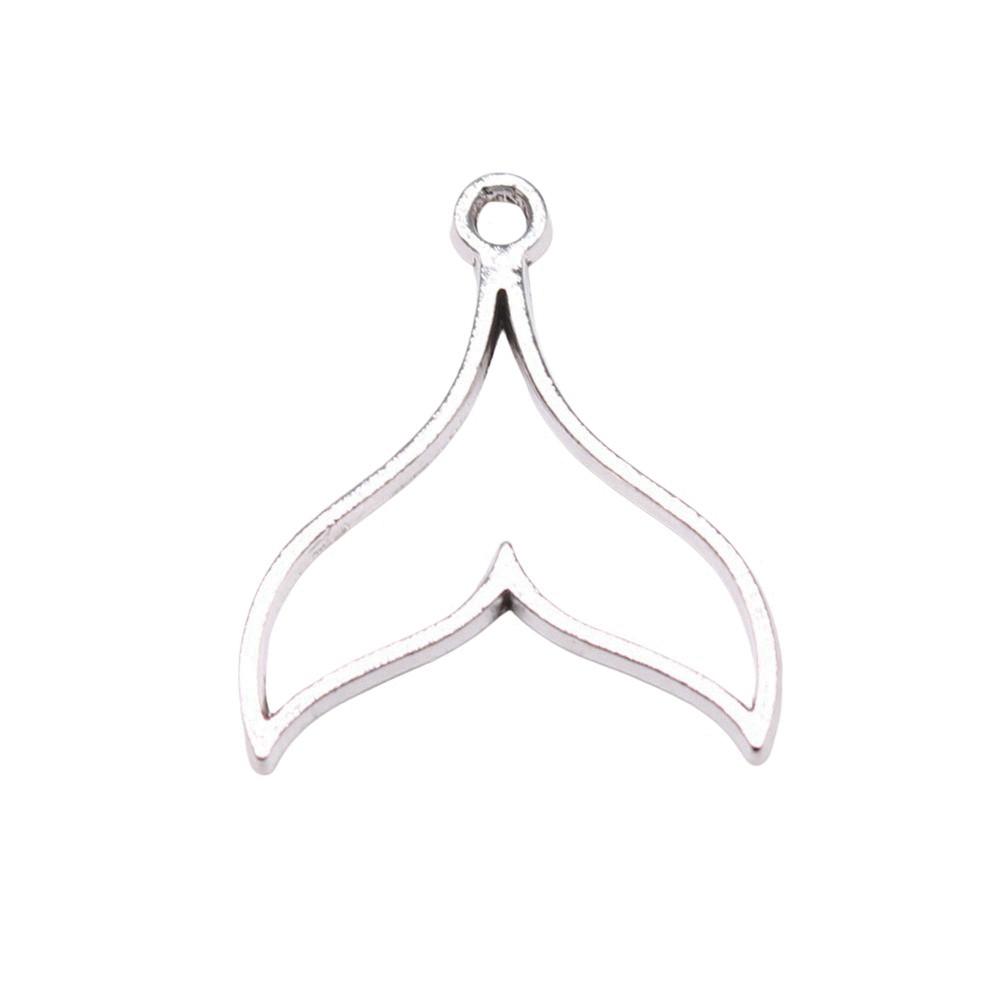 Mermaid Tail Charms Alloy Pendants For Ocean Themed Jewelry Making