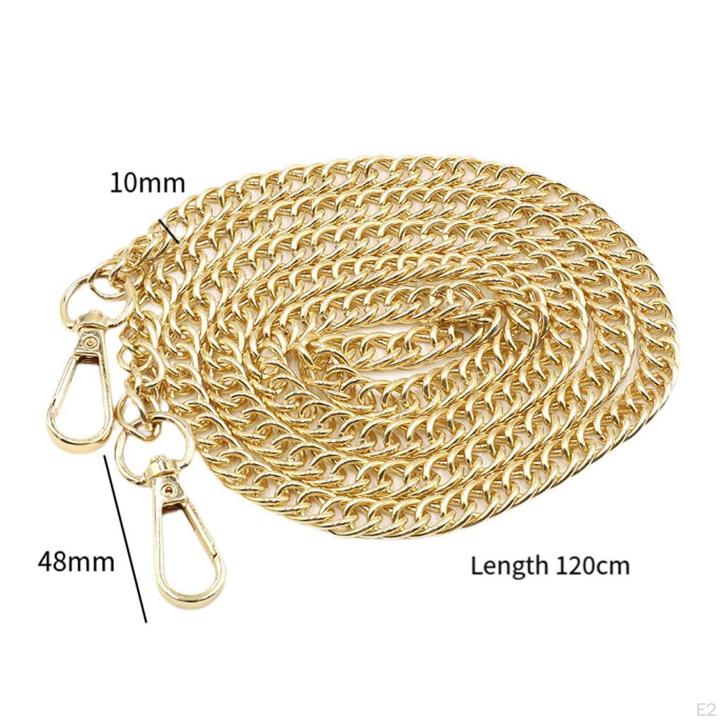 47 Inch Handbag Chain Strap, Bag for Small Crossbody Bag, Clutch, DIY