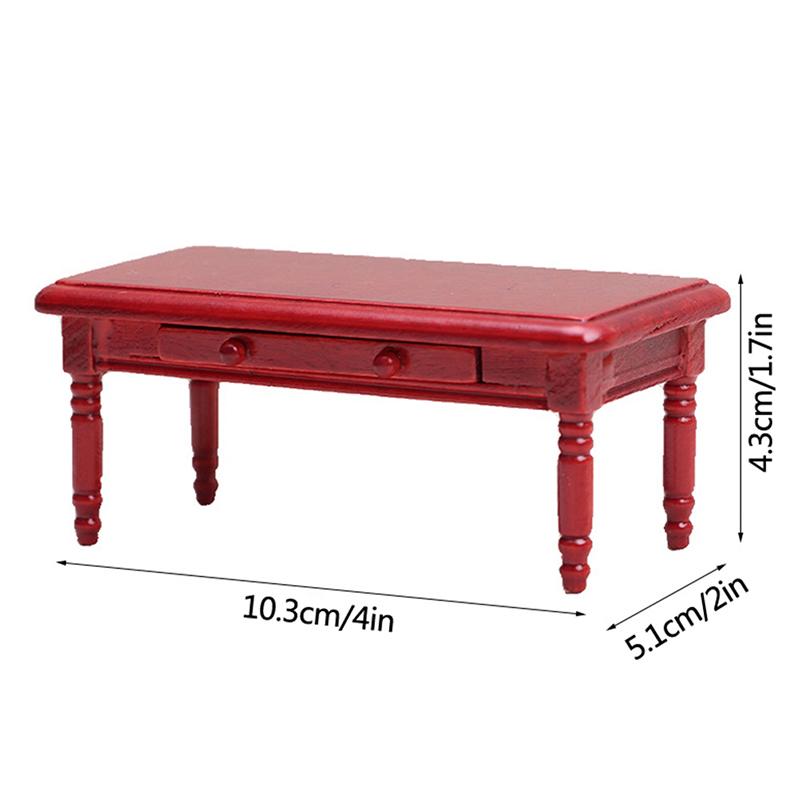 1:12 Dollhouse Miniature Dressing Table Desk Table Furniture Home Model Decor Toy Doll House Accessories