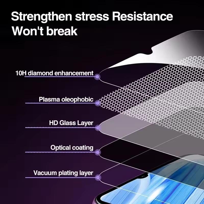 3 Pçs Filme De Vidro Temperado Para Vivo Y19 Y19e Y29 Y39 Y29s T4 T4x 5g Y04 Y19s Y18t Y18i Y18s Y18e Protetor De Tela