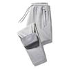 Pantalones de chándal rectos para hombre con forro polar para otoño/invierno - Ideales para mediana edad y ancianos