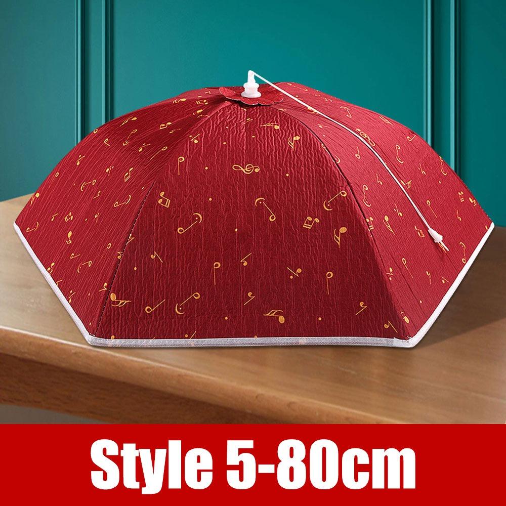 1Pcs Flyproof Table Cover Foldable Storage Kitchen Storage Organizer Insulated Food Cover  Home Use