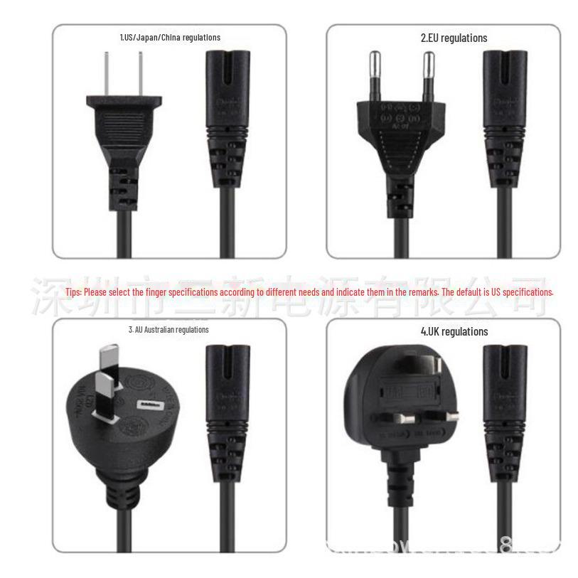 Cargador Universal 42V 2A para Patinetes Xiaomi M365, Pro, Pro2, 1S - Enchufes US, UK, AU, EU