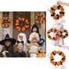Faux Exquisite Maple Leaf Halloween Wreath With Decorative Bats Perfect For Holiday Decor Wall