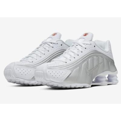 Shox R4 White Metallic Silver AR3565-101