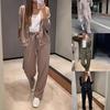2026 Autumn and Winter New European and American Cross-border Amazon Independent Station Hot Sale Leisure Sports Suit Cardigan Top Women's Clothing