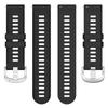 For Garmin Forerunner 265 Silicone Watch Band 22mm Cross Stripe Soft Sport Replacement Watch Strap