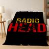Singer R-RadioheadS-d Band Ok Computer Flannel Blanket Soft Throw Blanket Art For Home Decor Bedroom Bed Sofa Picnic Fans Gifts