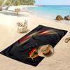 Belgien Fußball Druck Strandtuch Schnelltrocknend Super Saugfähig Weich Badetuch zum Schwimmen Strand Reisen Fan Souvenir Geschenk