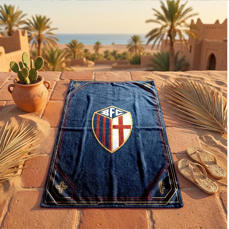 Bologna FC Print Mikrofaser Strandtuch Schnelltrocknend Saugfähig Großes Handtuch für Strand Schwimmen Reisen