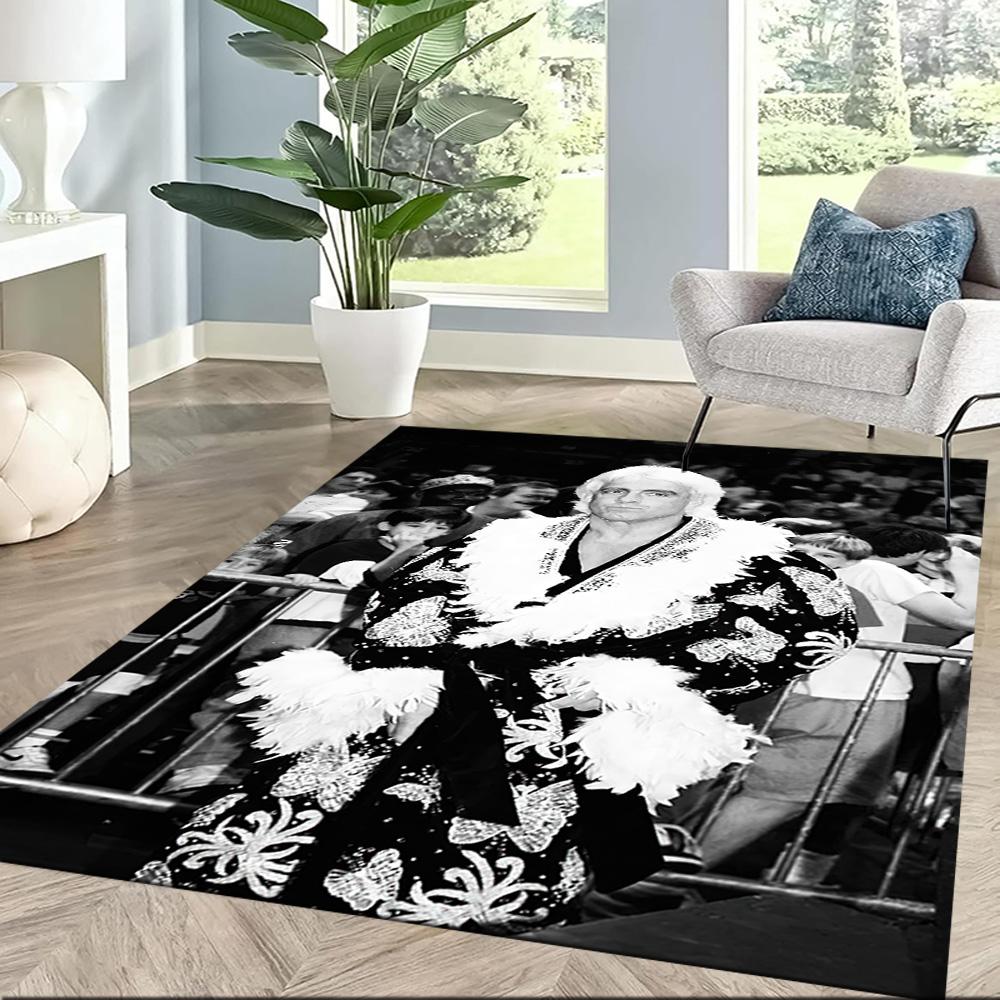 Ric Flair Square Rugs Are a Great Choice for Living Rooms, Bedrooms, Home Décor, and As Gifts.