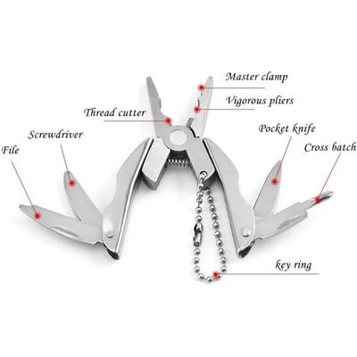 Folding Pliers Pocket Pliers Multi-Tool Pliers Portable Folding Plier Mini Pliers Outdoor Survival Emergency Gadget Pocket